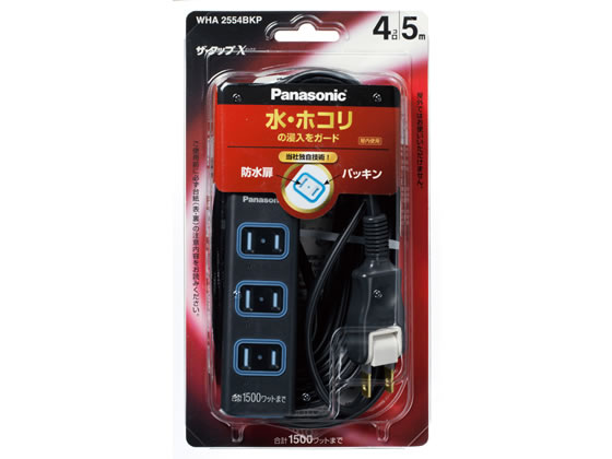 パナソニック Panasonic ザ・タップX 4コ口 1mコード付 ホワイト