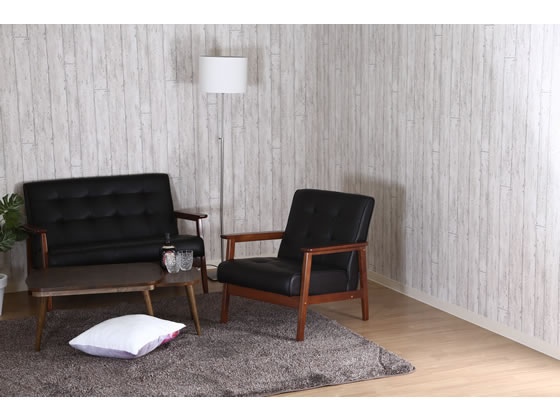 ソファ 1人掛け バイキャスト ソファー 椅子 フレンズ ダークブラウン 楽天市場】【送料無料_b】リビング バイキャストPUソファー フレンズ