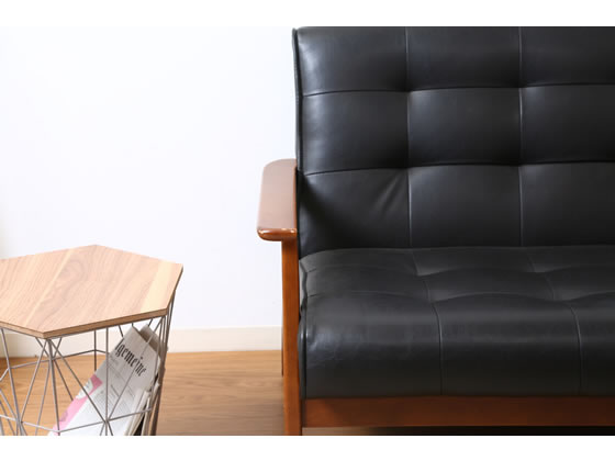 【新品・送料無料】バイキャストPUソファー フレンズ 1P　ダークブラウン 不二貿易 バイキャストPUソファー フレンズ 1人掛け ダークブラウン