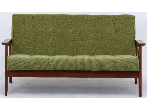 不二貿易 ファブリックソファー フレンズ 2人掛け グリーン 846 通販