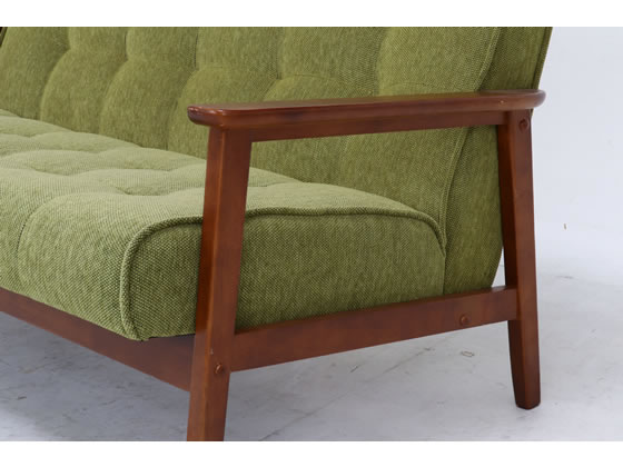 不二貿易 ファブリックソファー フレンズ 2人掛け グリーン 846 通販