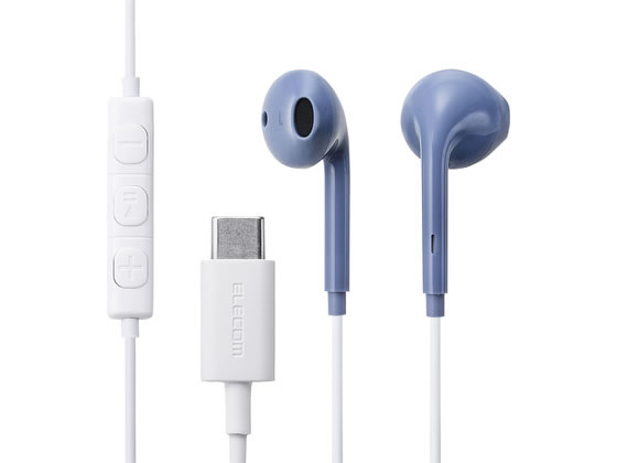 エレコム USB Type-C イヤホン 有線 インナーイヤー型 マイク付き 通話