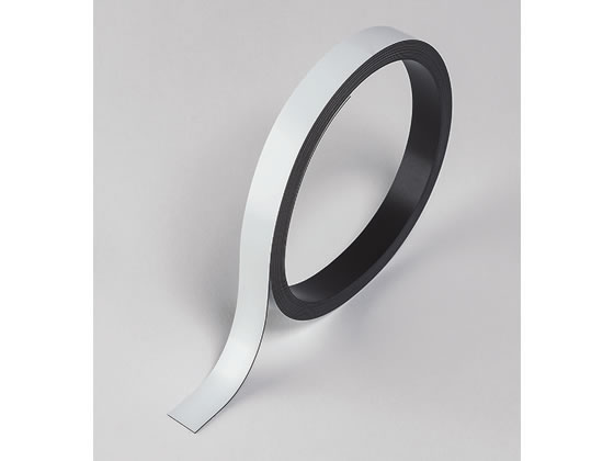 ●サイズ：幅１５ｍｍ×長さ５０００ｍｍ×厚み０．６ｍｍ●マグネット：等方性●色：白（ツヤなし）※ホワイトボードマーカーでの書き消し不可●ＧＰＮエコ商品ねっと掲載●注文単位：１個