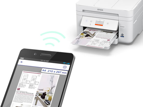 EPSON FAX付A4カラーインクジェット複合機 EW-M530F 通販