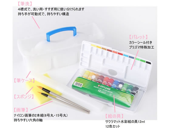 1FE 300 高品質アート素材ペレット 2セット モリベクリエーション BOX型画材セット BREZZA M16R-BRE 通販