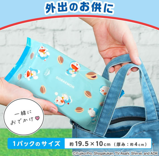 レック 水99.9% ウエットティッシュ ドラえもん 80枚 3個入 E90643