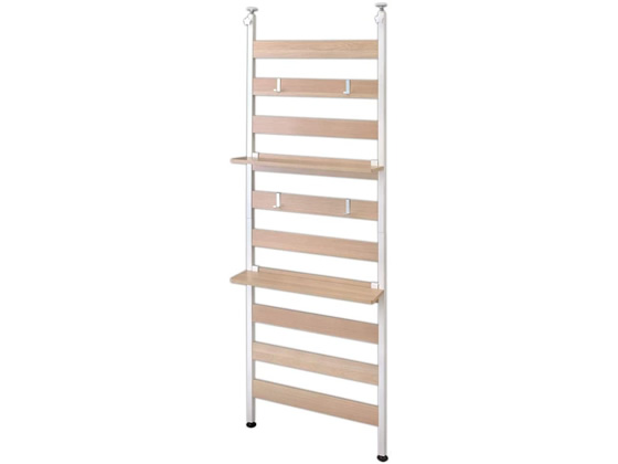 アイリスオーヤマ ウッドウォールラック棚付き ホワイト WLR-T66 通販