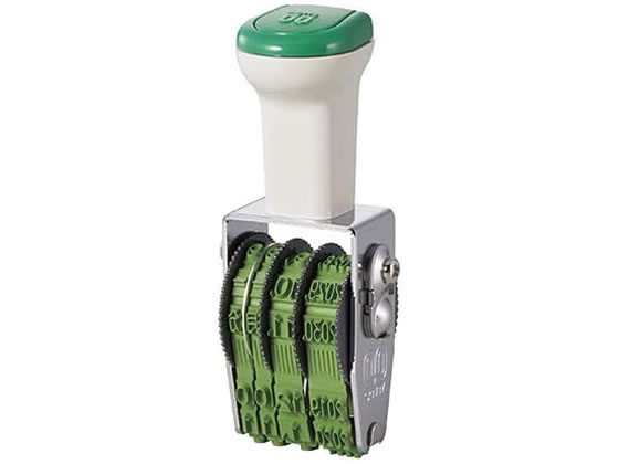 （まとめ）サンビー テクノタッチ回転印 本西暦日付4号 TK-CR04（×30セット）お得な セール テクノタッチ 回転印 西暦日付 ゴシック体 [4連・4号 TK