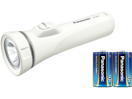 パナソニック 乾電池エボルタNEO付 LED懐中電灯 BF-BG41K-W 通販