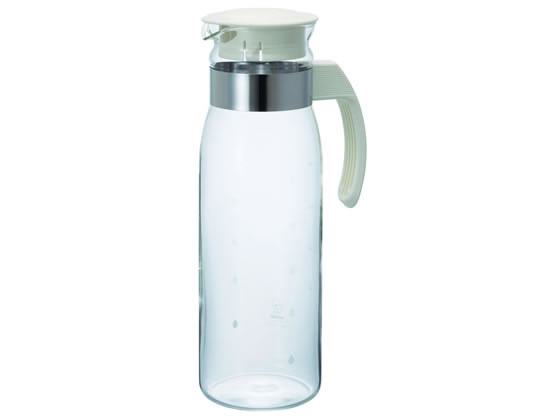 ●カラー：オフホワイト●容量：１．４Ｌ●サイズ：幅１３５×奥行９２×高さ２８８ｍｍ●材質：本体／耐熱ガラス、フタ・取っ手：ポリプロピレン、ステンレス●重量：約４５０ｇ●耐熱温度：本体／１２０度、フタ／