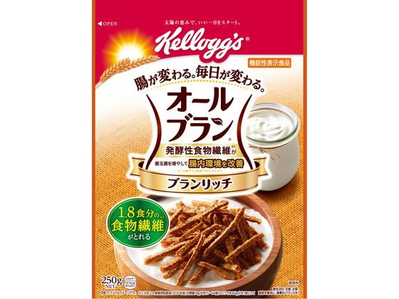 日本ケロッグ オールブラン ブランリッチ 250g 通販【フォレストウェイ】
