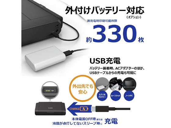 キヤノン A4インクジェットモバイルプリンター TR153 通販【フォレスト