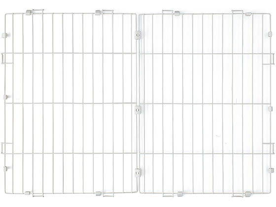 ●適合商品：システムサークルトレー付 ＳＴＳ−１２００Ｔ●商品サイズ（約）：１１００×７５５ｍｍ●材質：線材／スチール（粉体塗装）、パネルジョイント・クリックジョイント／ポリプロピレン●色：マットホワ