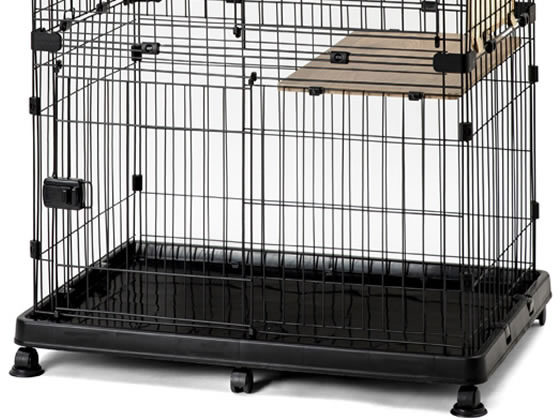 アイリスオーヤマ ルーフ キャットケージ アイアンブラック RFC-904