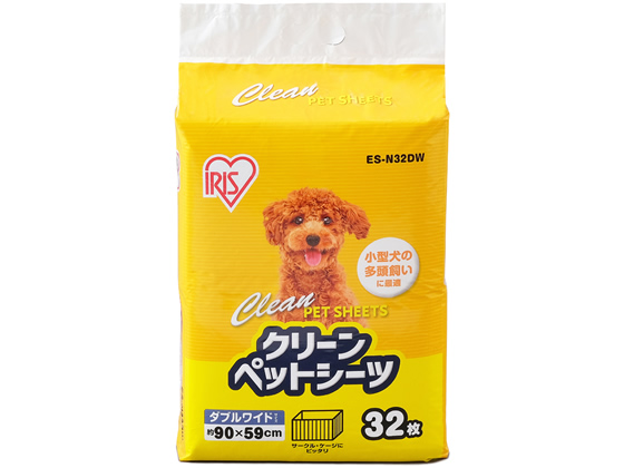 アイリスオーヤマ クリーン ペットシーツ ダブルワイド 32枚 ES-N32DW