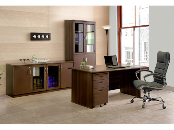 カグクロ 国産役員用 平デスク W1600 ダークブラウン 通販【フォレスト