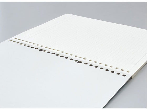 コクヨ キャンパス はがせるノート型ルーズリーフB5 26穴 B罫6mm 通販