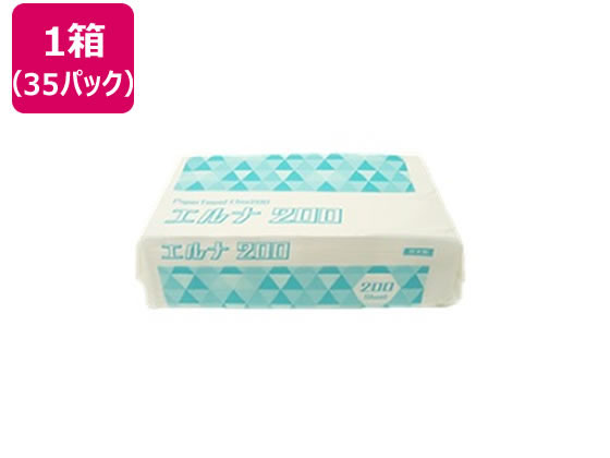 太洋紙業 ペーパータオル エルナ 中判 200枚×35パック 6286