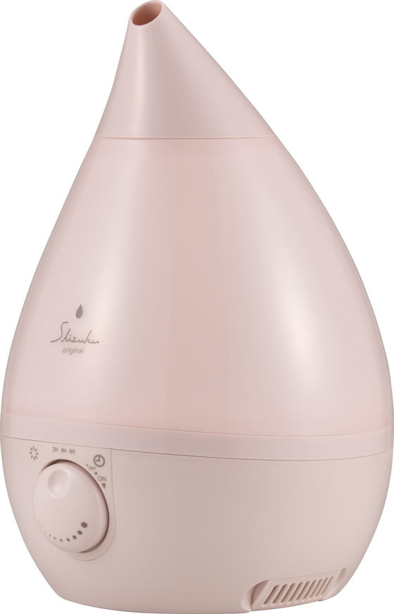 アピックス SHIZUKU original 超音波式アロマ加湿器 ピンク ASZ-3326