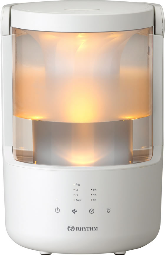 リズム MIST250 超音波加湿器 250mL h 容量2L ライトグレー