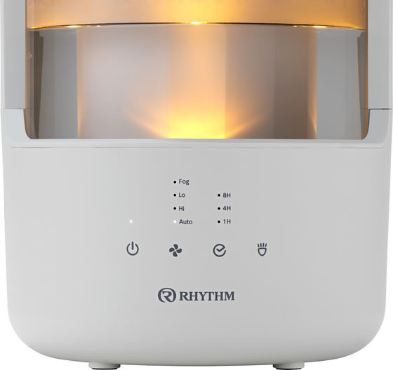 リズム MIST250 超音波加湿器 250mL h 容量2L ライトグレー