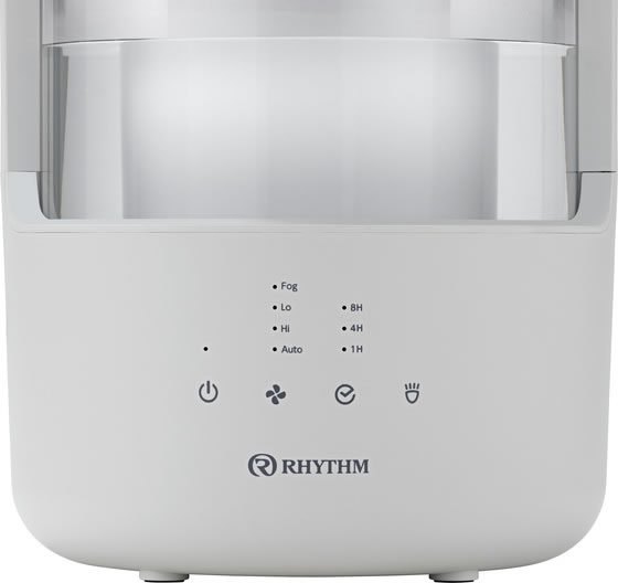 リズム MIST250 超音波加湿器 250mL h 容量2L ライトグレー