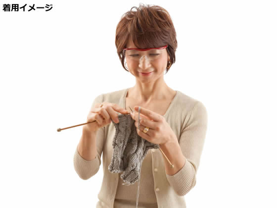 Hazuki ハズキルーペ ラージ クリアレンズ1.32倍 ルビー 通販