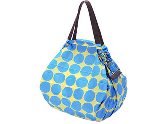 マーナ Shupatto(シュパット) コンパクトバッグ Drop Mサイズ S460 1個入 (ポピー) 3個セット まとめ売り