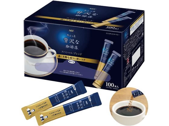 AGF - AGF ちょっと贅沢な珈琲店 スペシャルブレンド スティック 100本 ×6箱 AGF ちょっと贅沢な珈琲店 スペシャル・ブレンド スティック 100