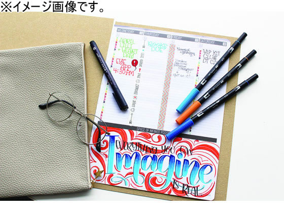 トンボ鉛筆 デュアルブラッシュペン ABT 12色ベーシック AB-T12CBA