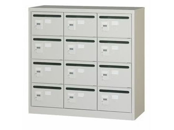 ���[���{�b�N�X 12�l�p3��4�i �_�C������ �z���C�g W900�~D380�~H880 RFMVK-12P