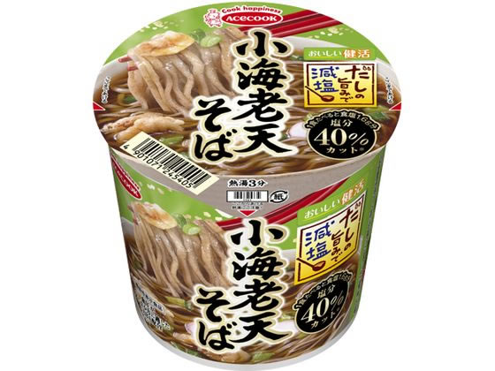 訳アリ)エースコック だしの旨みで減塩 小海老天そば 通販【フォレスト