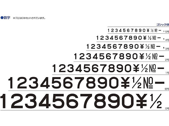 シャチハタ GRN-2G 柄付ゴム印連結式 数字2号 ゴシック体 通販