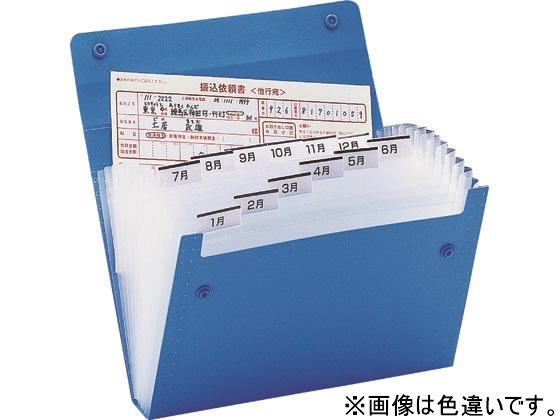 キングジム ドキュメントファイル(エコノミータイプ) A5 13ポケット 黒