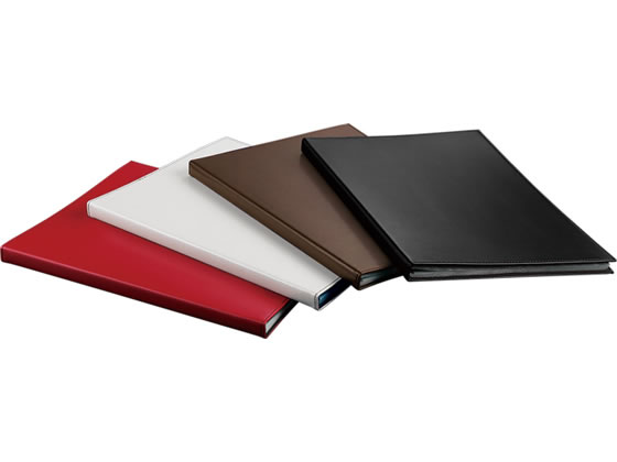 キングジム レザフェス クリアーファイル A4 20ポケット 白 1931LF-W