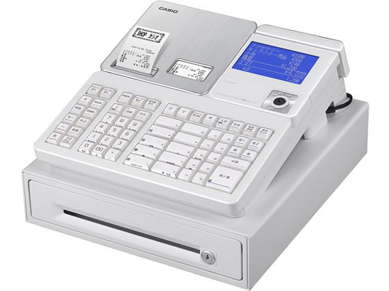 カシオ 電子レジスター 20部門 ホワイト SR-S4000-20SWE | Forestway 
