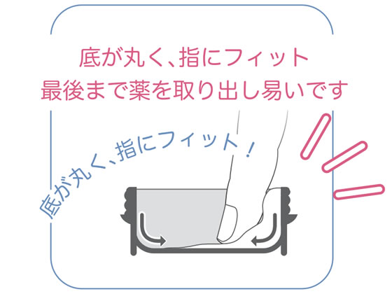 8ページ シンリョウ SK軟膏容器 B型増量 36mL スカイブルー100個 207845 通販
