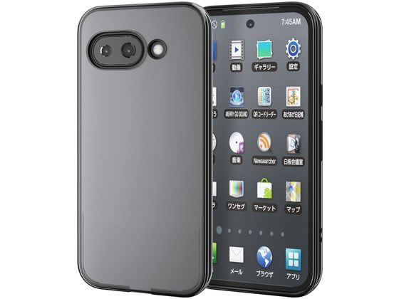 エレコム Google Pixel 9a ケース メタリックブラック PM-P251UCTMBK