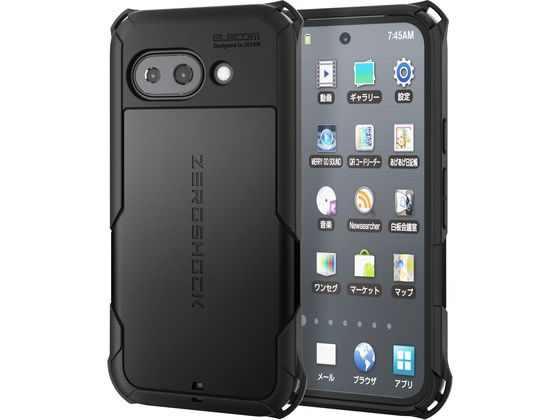 エレコム Google Pixel 9a ケース ハイブリッド 黒 PM-P251ZEROBK 通販