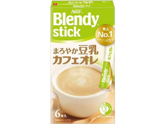 AGF ブレンディ スティック まろやか豆乳カフェオ レ 6本 通販