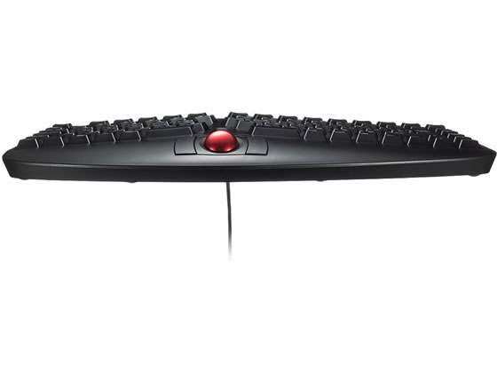 サンワサプライ エルゴノミクスキーボード(トラックボール付き) SKB