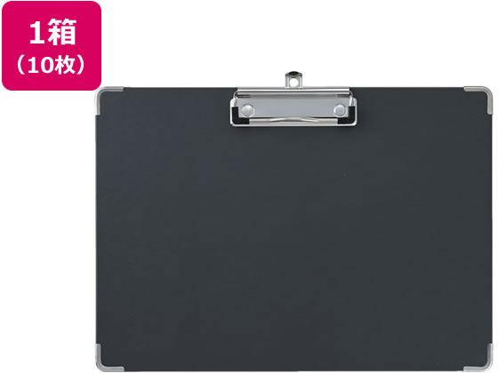 キングジム 用箋挟み A4ヨコ 長辺とじ 黒 10枚 8335-BK 通販