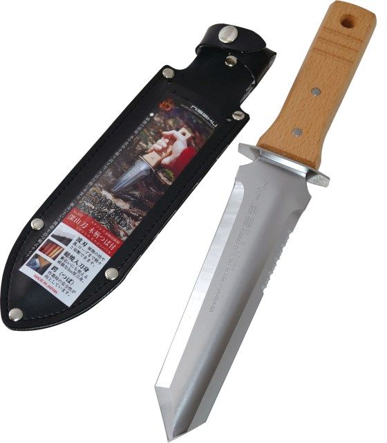 富田刃物 仁作深山刀 木柄つば付 No.832 通販【フォレストウェイ】