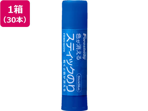 Forestway 色が消えるスティックのり 8g 30本 通販【フォレストウェイ】