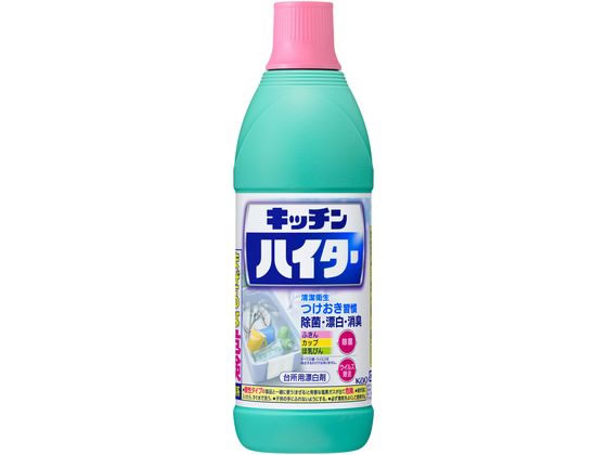 ●仕様：小●内容：６００ｍＬ●注文単位：１本●つけおきで、すみずみまで漂白、除菌、除臭ができる台所用漂白剤。洗浄成分配合なので、ふきんのシミ、食器の茶シブ、ガラス食器のくもり、プラスチック容器の黒ずみ