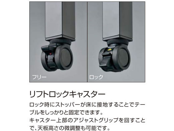 コクヨ ワークフィット Std片面 W1400D700 ラスティック×黒脚 