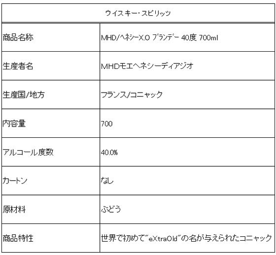 Hennessy XO ブランデー 700ml 40度 Amazon.co.jp: ヘネシー X.O [ ブランデー 700ml ] : 食品・飲料