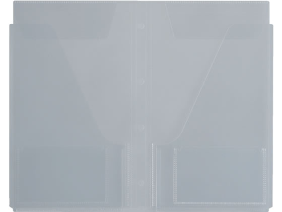 キングジム スキットマン領収書ファイル用ポケット A4長辺1／3 4