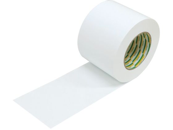 ●色：ホワイト●幅（ｍｍ）：１００●長さ（ｍ）：５０●厚さ（ｍｍ）：０．１９●テープカット条件：手で切断可能●粘着力（Ｎ／１０ｍｍ）：７．６●引張強度（Ｎ／１０ｍｍ）：６０●粘着力：７．６Ｎ／１０ｍｍ