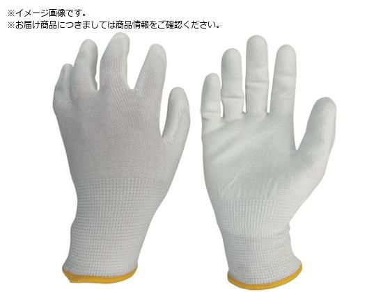 ●色：ホワイト●サイズ：Ｌ●全長（ｃｍ）：２４●手のひら周り（ｃｍ）：１９．２●中指長さ（ｃｍ）：８．３●厚さ（ｍｍ）：１●ゲージ数：１３●すべり止め：ポリウレタン●耐切創レベル：４／Ｃ●１３ゲージ編
